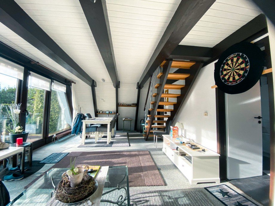 Wohnbereich b Ferienhaus Ronshausen