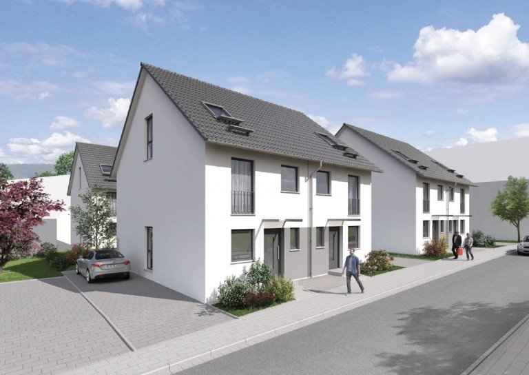 Au�enansicht 1 Ofterdingen Reihenhaus Neues Reihenhaus im wundersch�nen Stadtkern von Ofterdingen