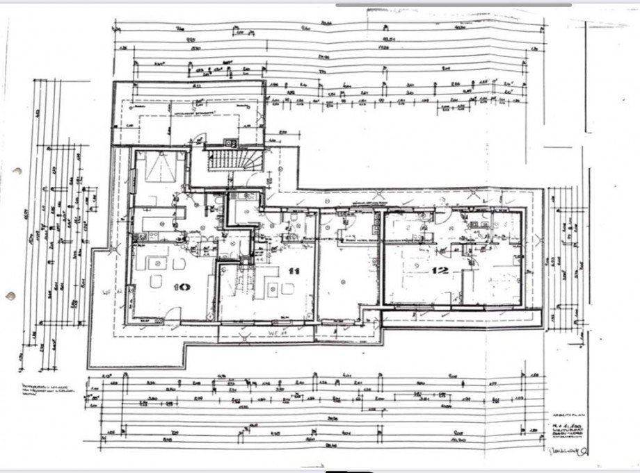 Grundriss 3 .OG Wohn- / Gesch�ftshaus Essen