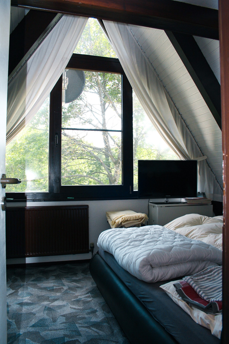 Blick aus Schlafzimmer a Ferienhaus Ronshausen