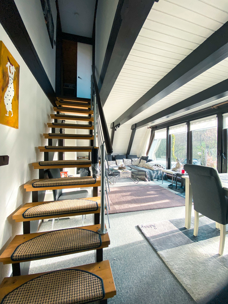 Aufgang Maisonette Ferienhaus Ronshausen