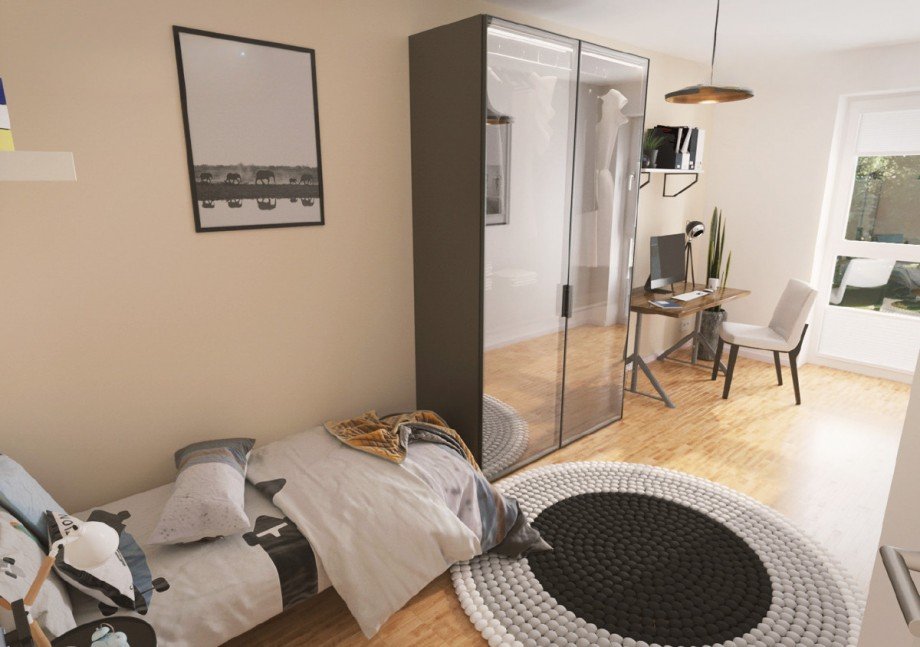 Beispiel Kinderzimmer Reihenhaus Reutlingen / Degerschlacht