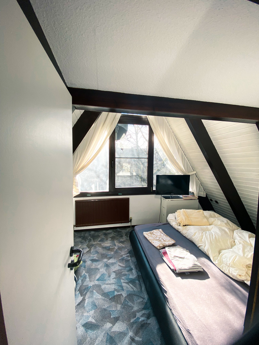 Blick aus Schlafzimmer b Ferienhaus Ronshausen