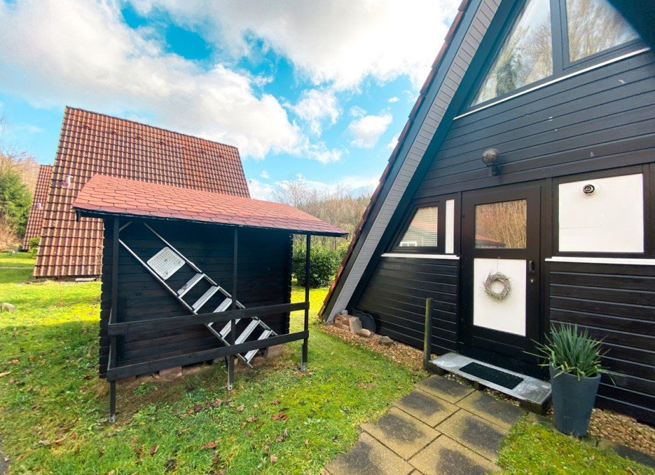 Vorderansicht b Ferienhaus Ronshausen