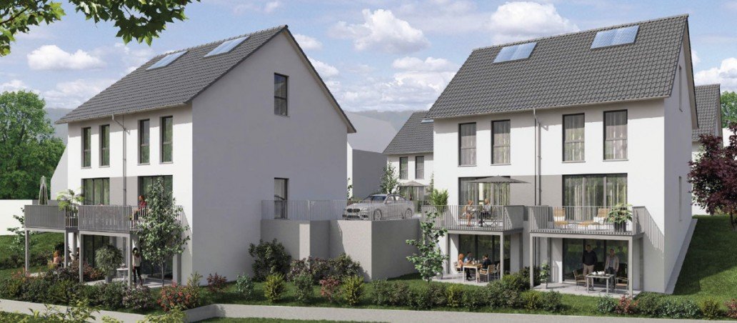 Au�enansicht 2 Reihenhaus Ofterdingen